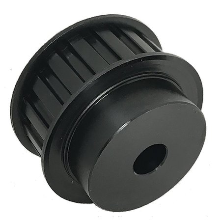 B B Manufacturing 28H100-6FS8, Timing Pulley, Steel, Black Oxide,  28H100-6FS8